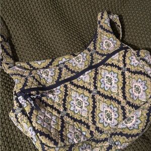 Vera Bradley Quilted Patterned Bag - Green and Blue